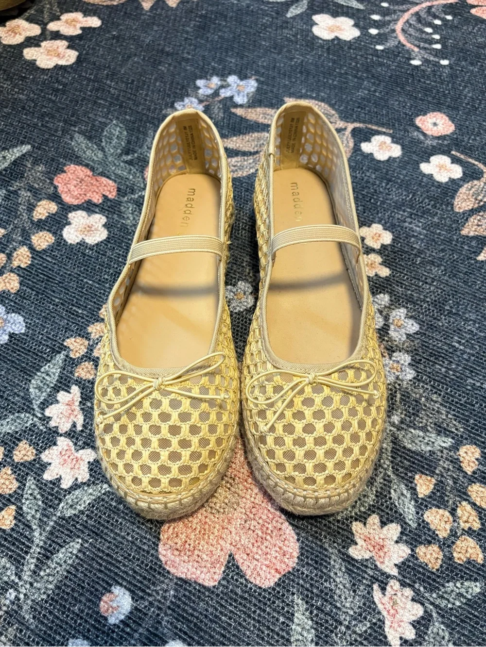 Madden Girl beige woven